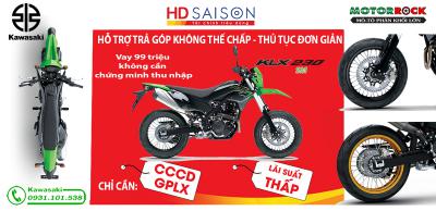 Kawasaki KLX230SM 2023 bánh motard sản xuất Thái Lan