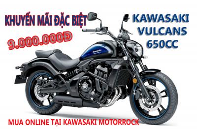 Mua xe Kawasaki Vulcan S 650 ABS 2021 Online tại Motorrock tặng khuyến mãi 9.000.000đ